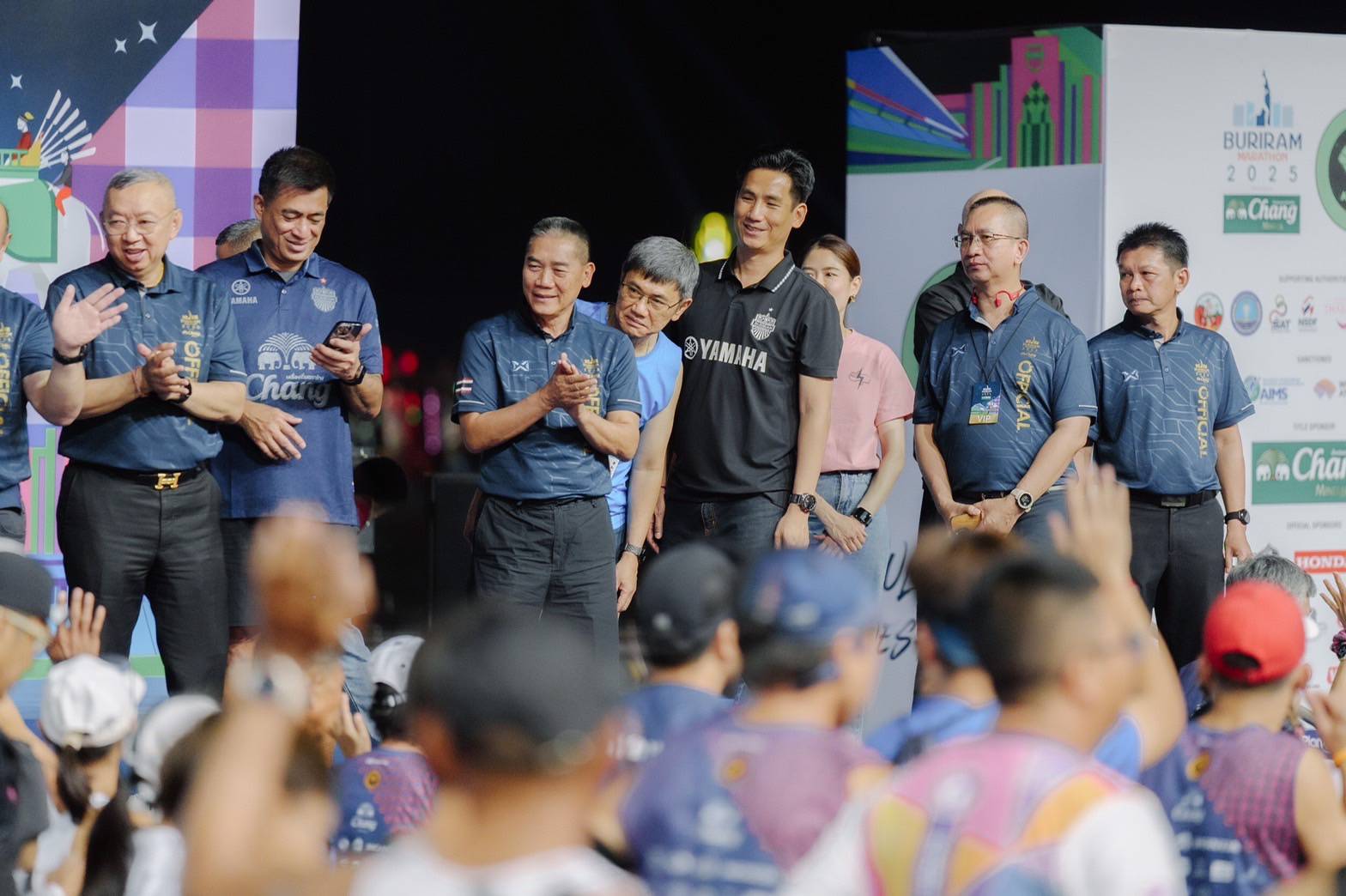 ยามาฮ่า ร่วมปล่อยตัวไนท์รันที่เดียวในโลก ระดับเหรียญทอง “บุรีรัมย์มาราธอน 2025”