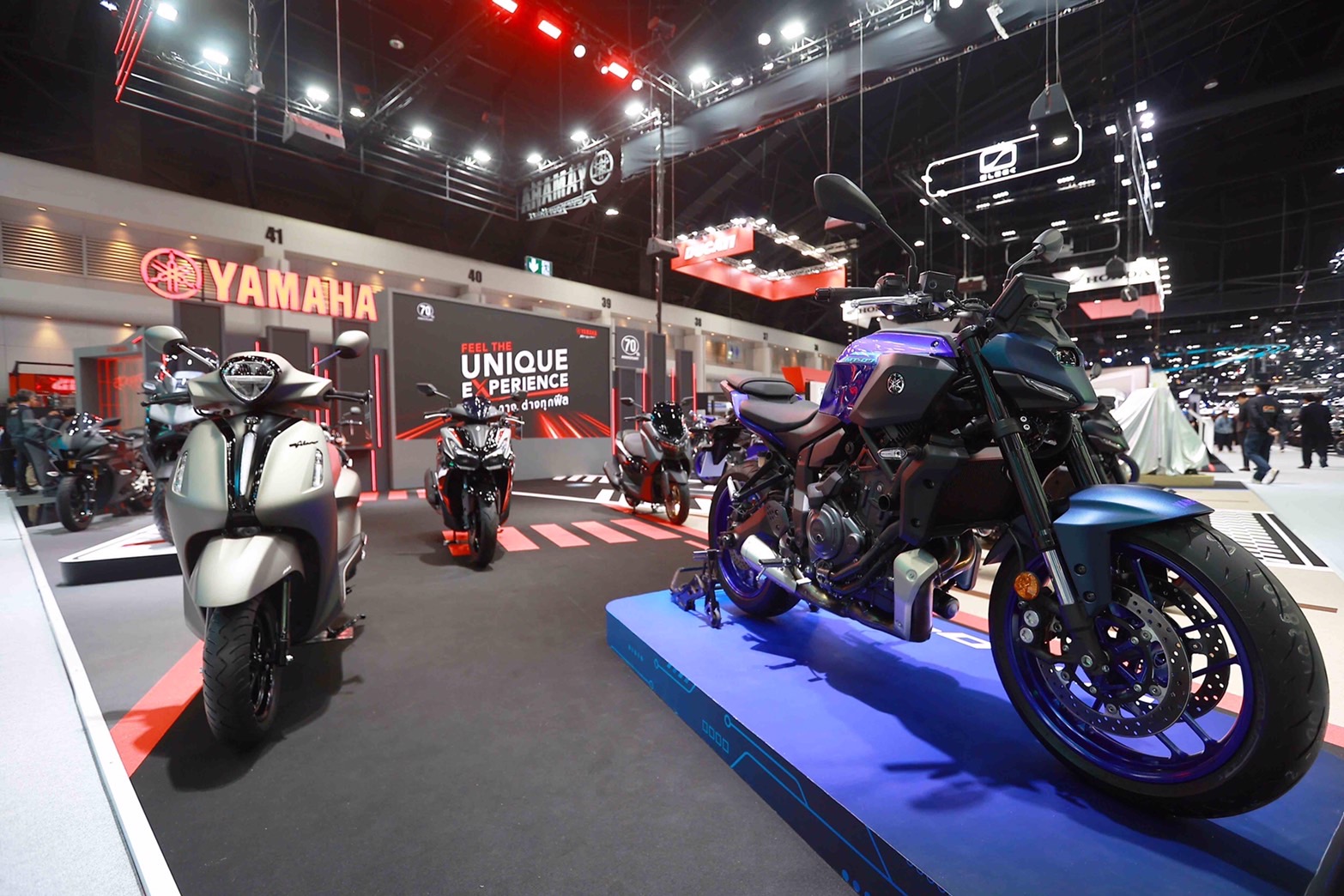 ยามาฮ่าเปิดบูธ “YAMAHA FEEL THE UNIQUE EXPERIENCE”