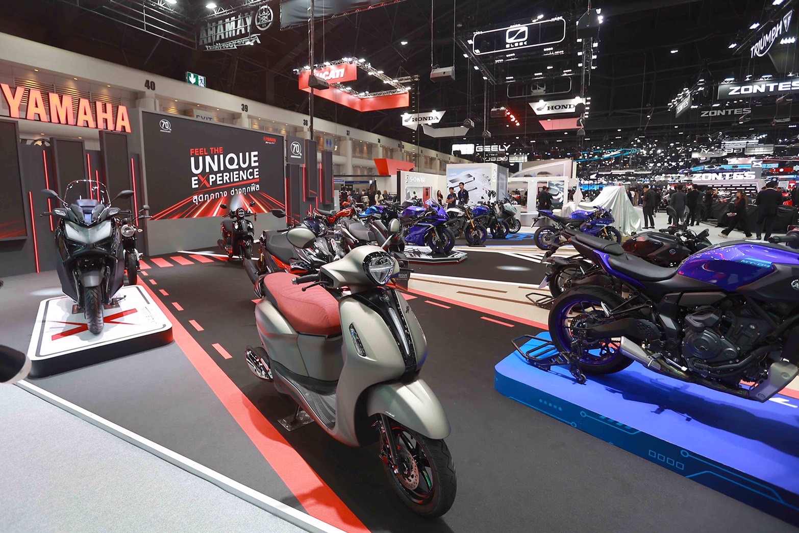 ยามาฮ่าเปิดบูธ “YAMAHA FEEL THE UNIQUE EXPERIENCE”