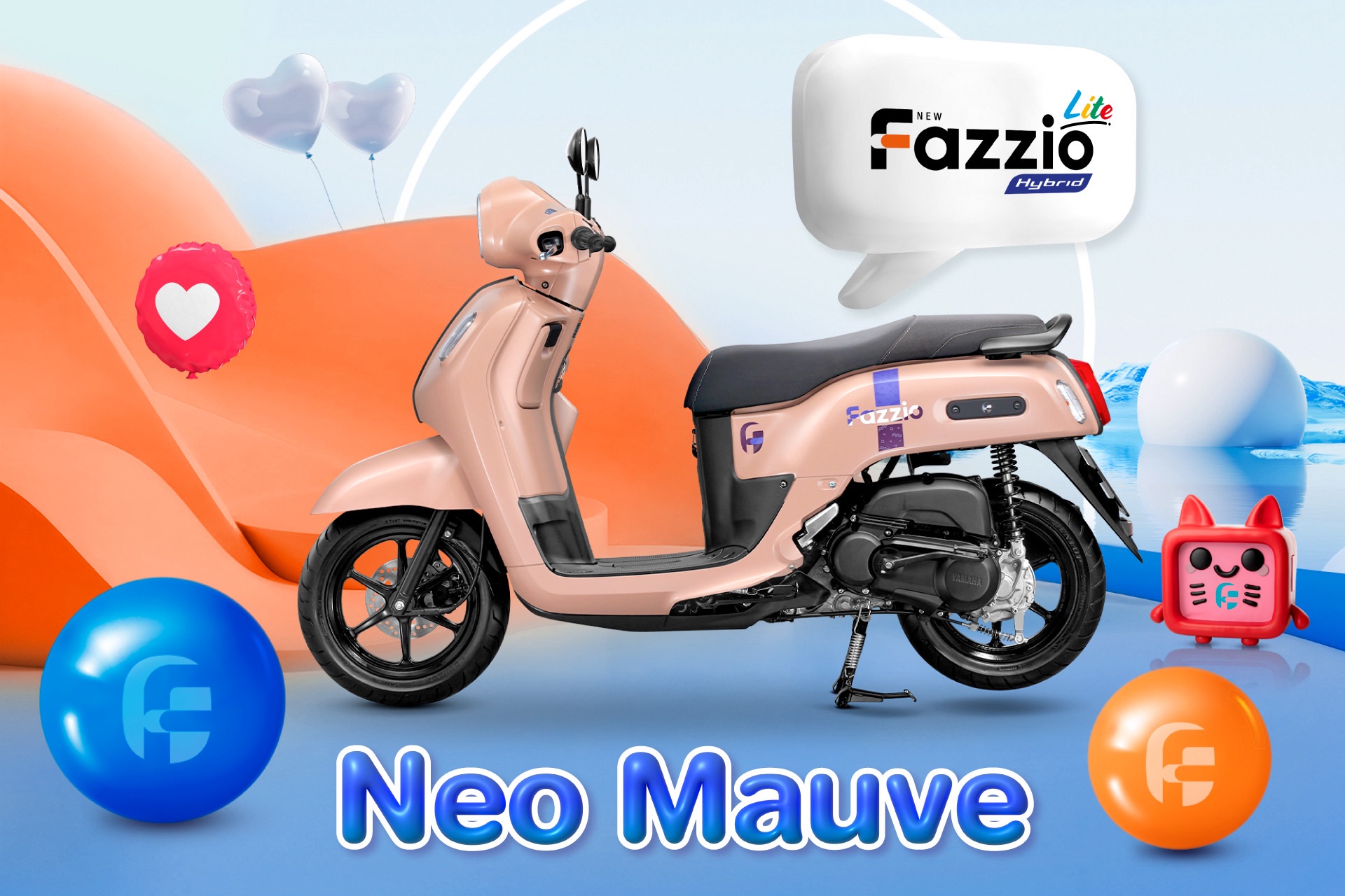 ยามาฮ่าเปิดตัว NEW YAMAHA FAZZIO HYBRID LITE